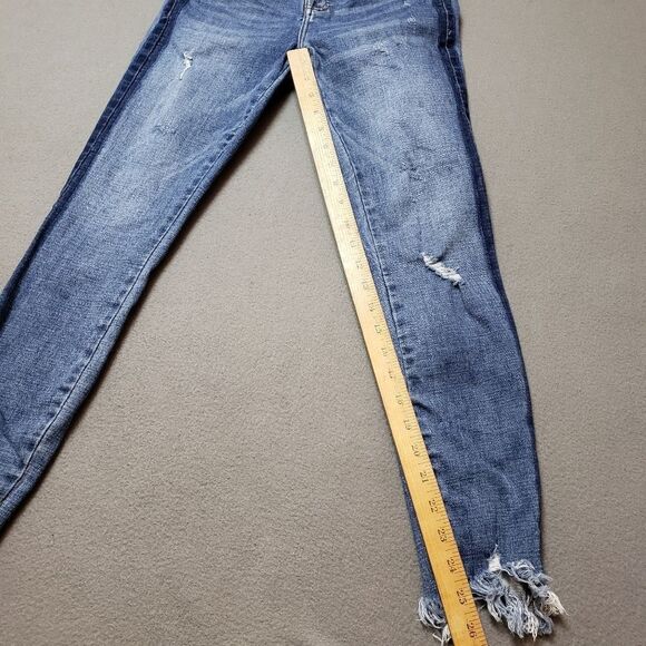 Pistola Womens Audrey Side Stripe Distressed Raw Hem P6730MTW-STT Jeans Size 25 - Picture 9 of 11